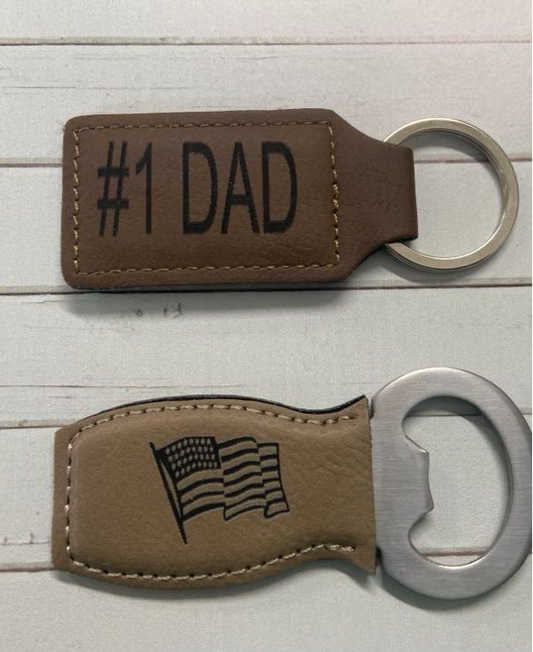 Leather Key Chain or Bottle Opener