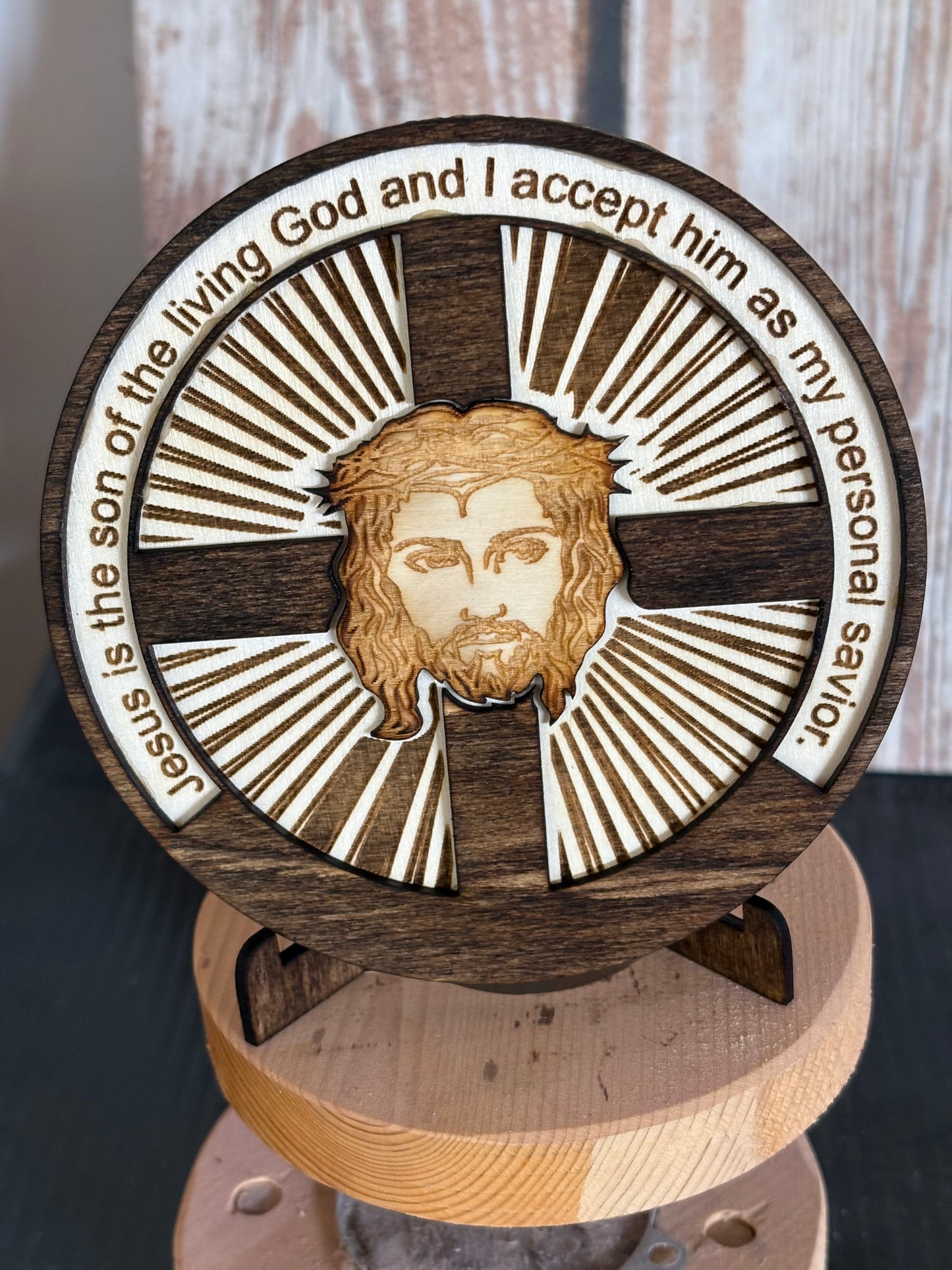 4.5-inch Diameter Medallion - Jesus is the son of the living God