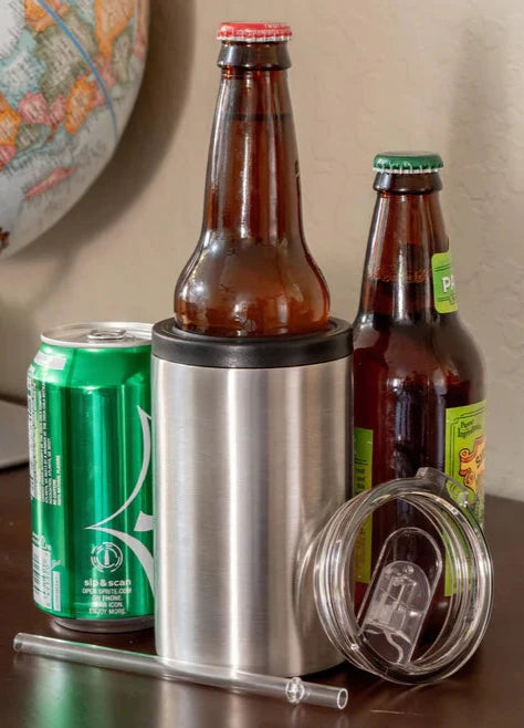 12oz Stainless Steel Thick Tumbler or Koozie (Duozie)