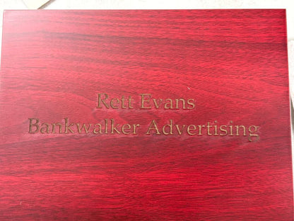Flask and Box Sets - Wood presentation box.