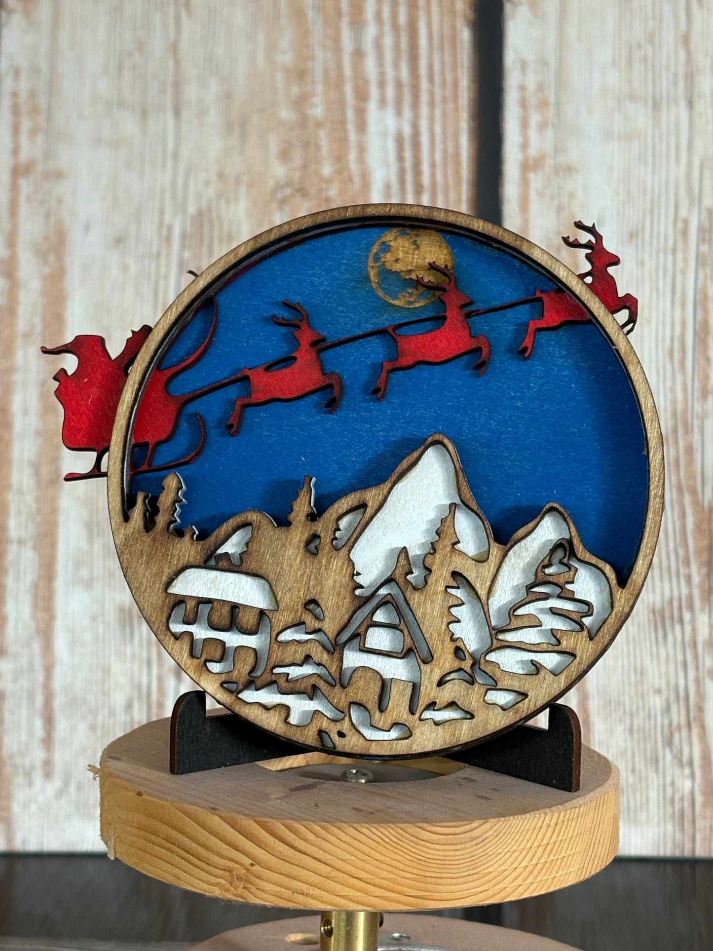 4.5-inch Diameter Medallion - Merry Christmas