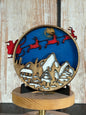 4.5-inch Diameter Medallion - Merry Christmas
