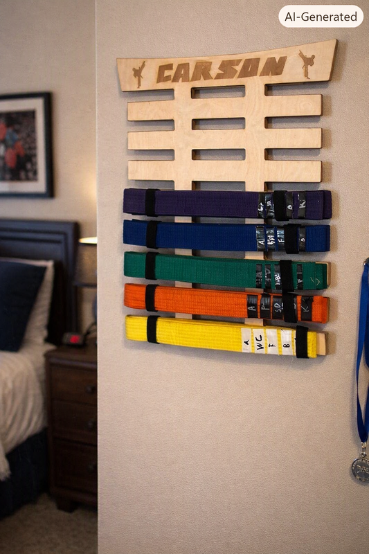 Martial Arts/Karate Belt Display