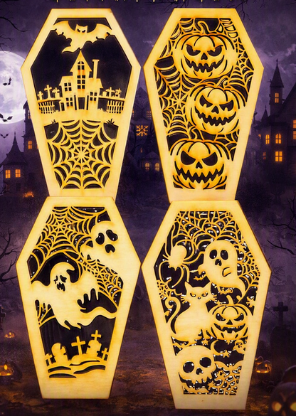Coffin Tea Light Holders