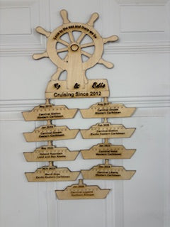 Cruise Ship Door Hanger