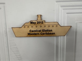 Cruise Ship Door Hanger
