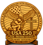 250th USA Birthday - Displaying Faith, Freedom, and sacrifice