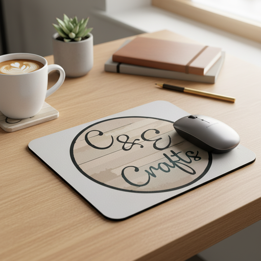 Custom Mouse Pad Social Media Promo