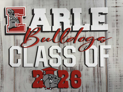Senior Class T-Shirt - Earle Bulldogs