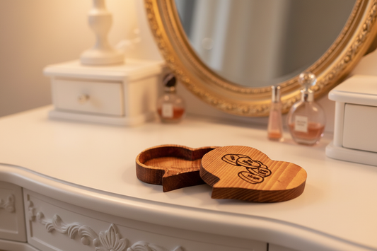 Heart Keepsake Box on Vanity