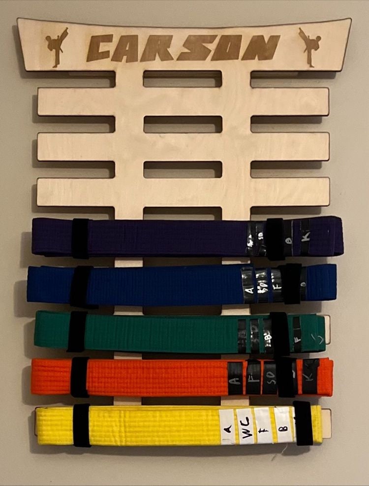 Martial Arts/Karate Belt Display