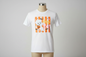 Hey Boo ghost with jack-o-lantern DTF print on white t-shirt on tan mannequin
