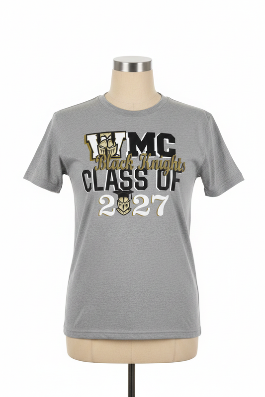 WMC Black Knights Class of 2027 Tee - Mannequin