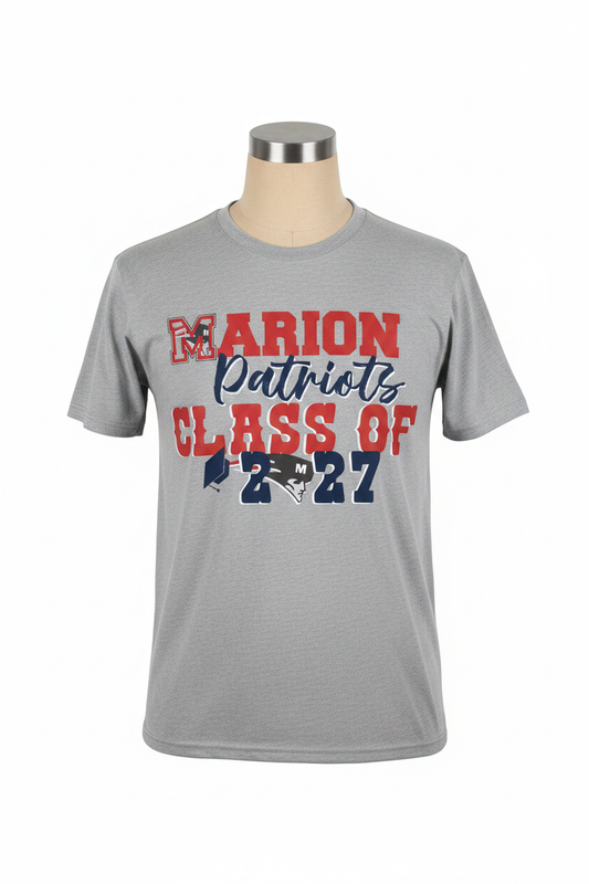 Marion Patriots Class of 2027 Tee - Mannequin