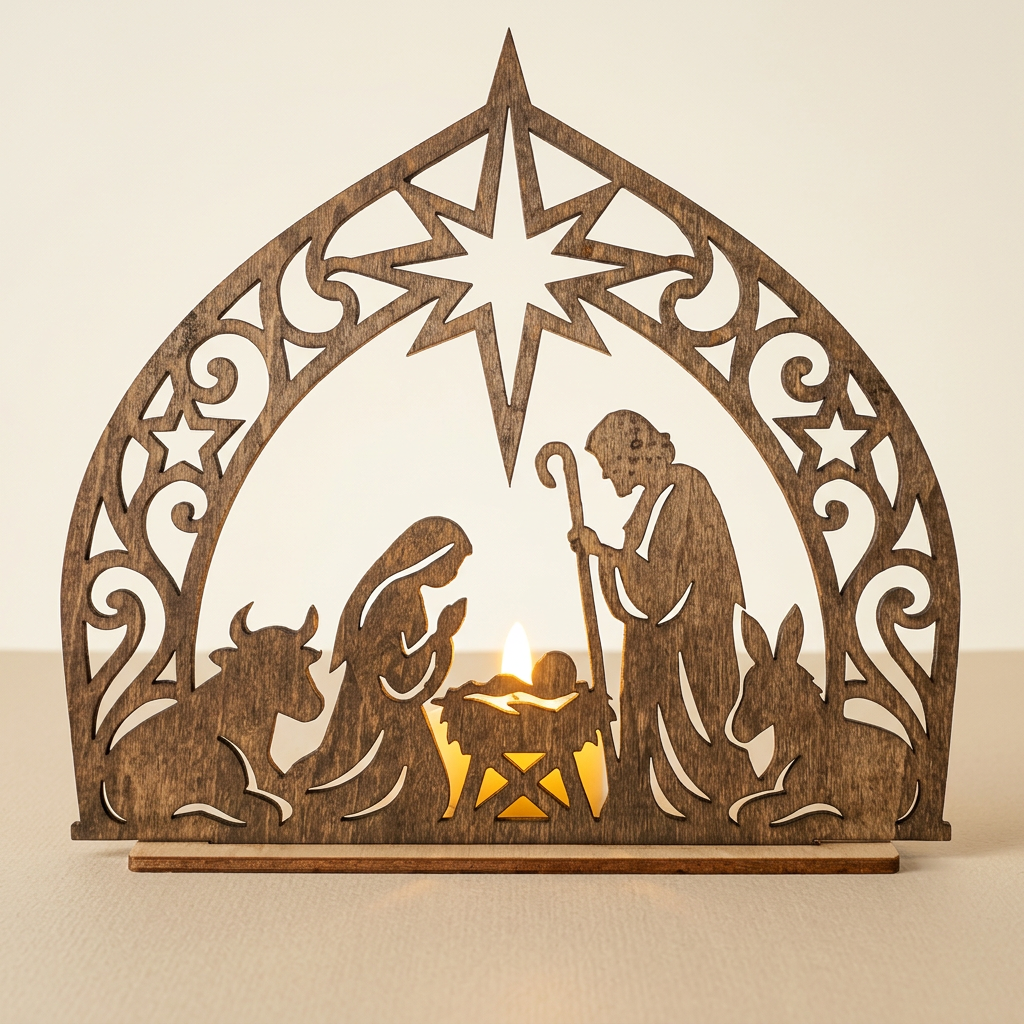Christmas Tea light scenes