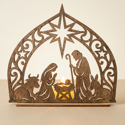 Christmas Tea light scenes