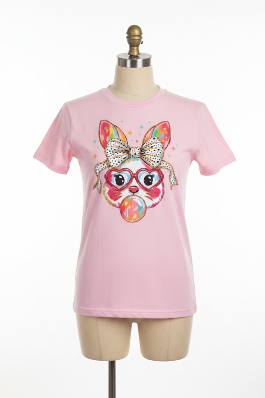 Easter Tee - Bunny Rabbit on Tan Mannequin