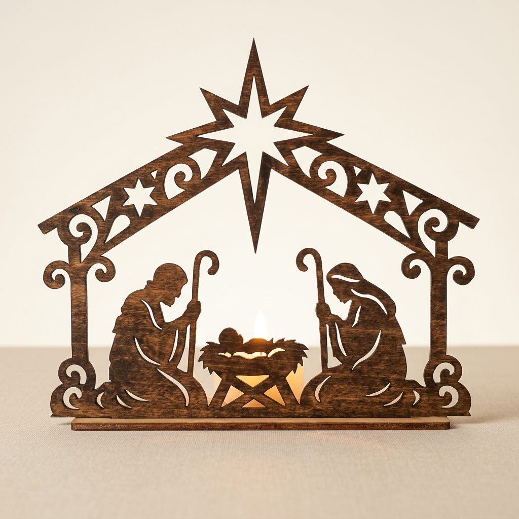 Christmas Tea light scenes