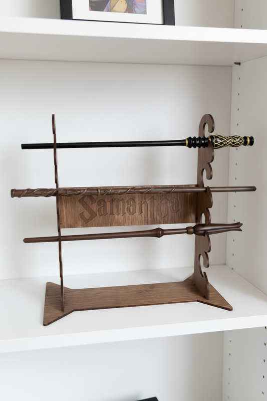 Wand Display Stand - White Bookcase