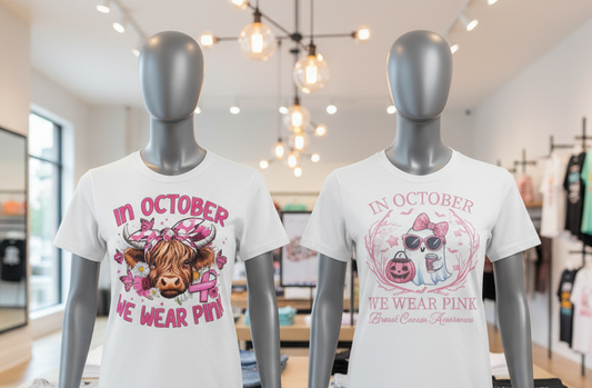 In October We Wear Pink - Promotional Store Display