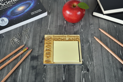 Richland Rockets Note Holder Flat Lay