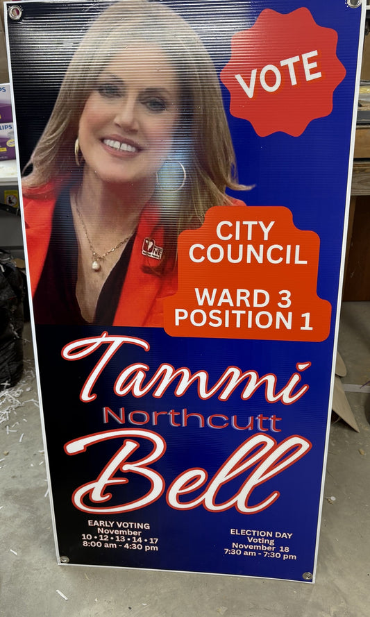Corrugated board Signs / Yard Signs