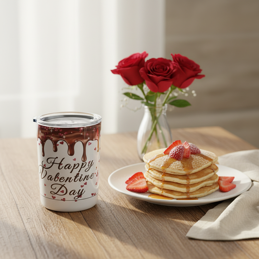 Valentine's Day Tumbler - Breakfast Table